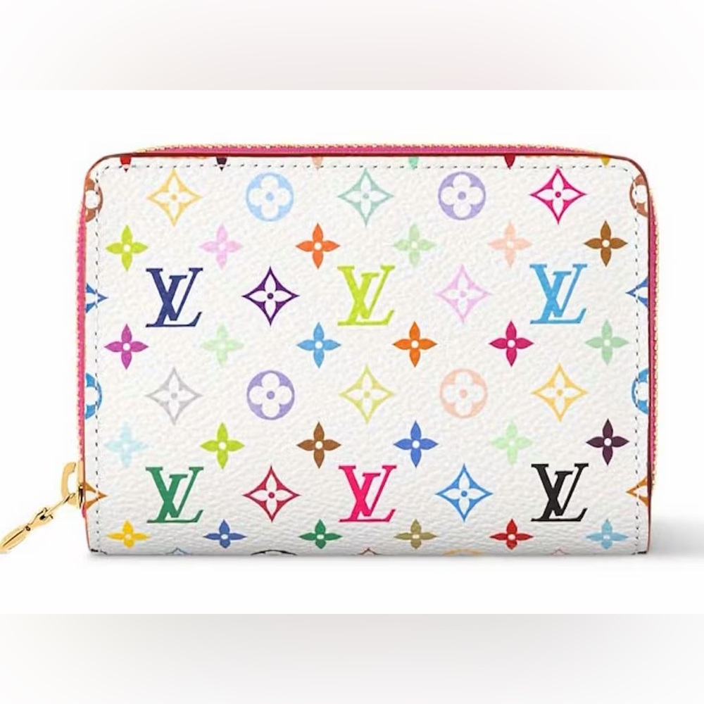 *Rare* Louis Vuitton x Takashi Murakami Lou Wallet - White Multicolored